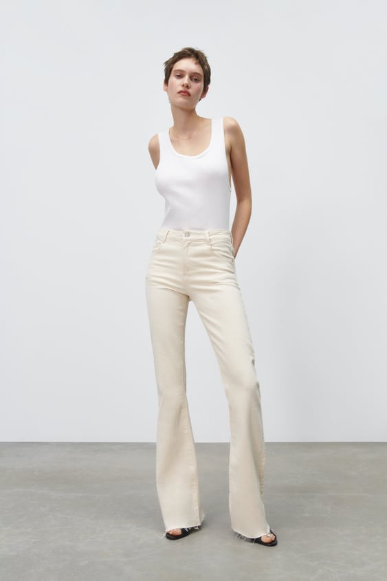 Z1975 HIGH RISE FLARED JEANS
