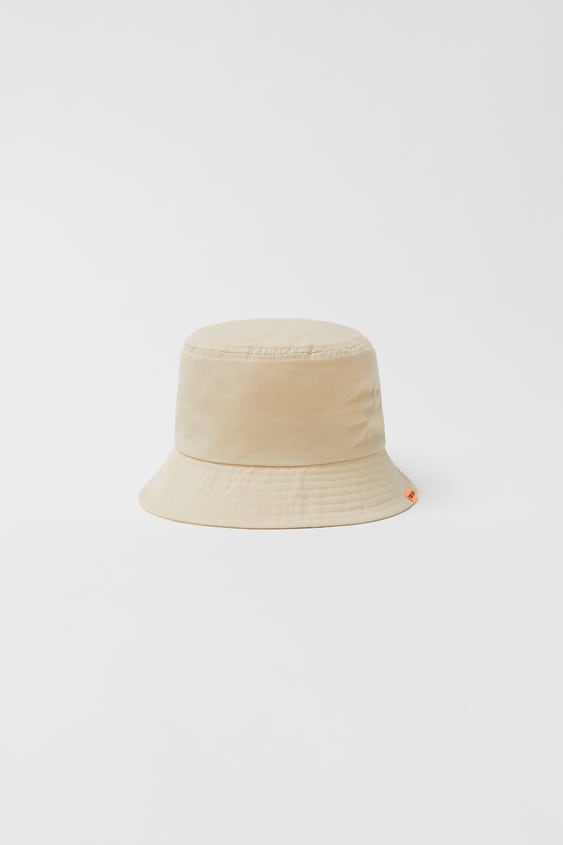 KIDS/ LABEL TWILL BUCKET HAT