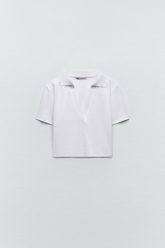 RIB POLO SHIRT