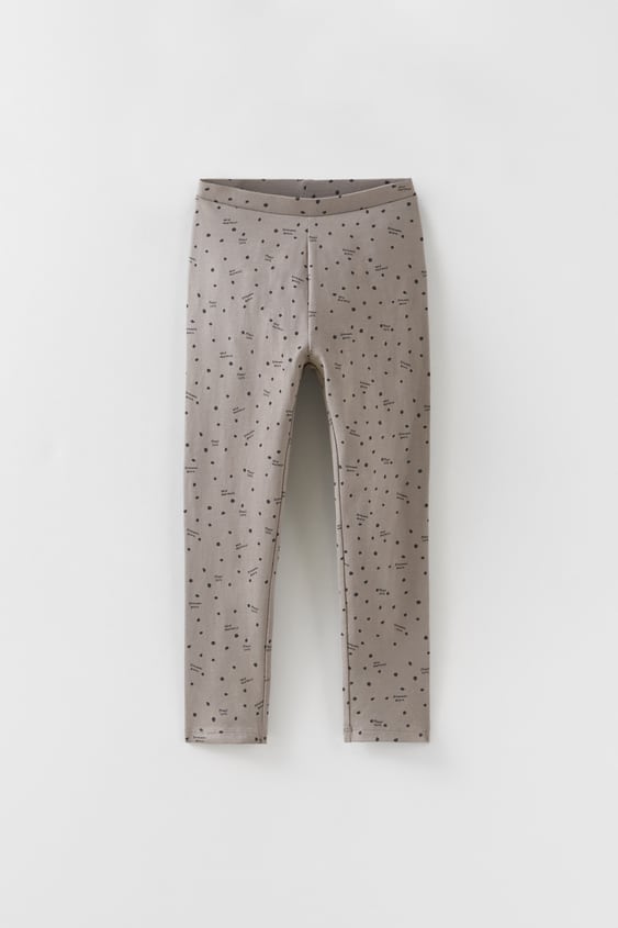 TWO-PACK OF DOTTED LEGGINGS