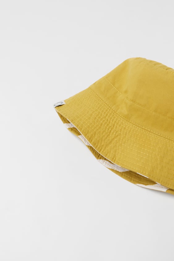 KIDS/ REVERSIBLE ZEBRA BUCKET HAT