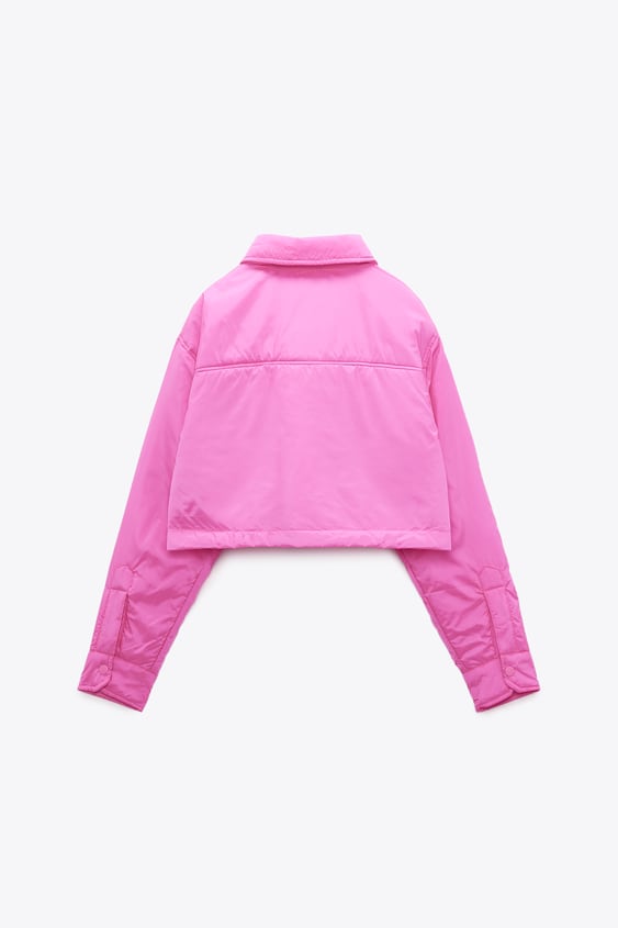 CROP PUFFER OVERSHIRT