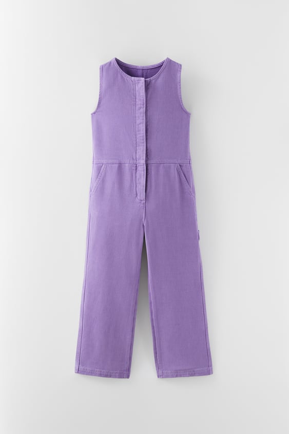 DENIM OVERALL SHORTS