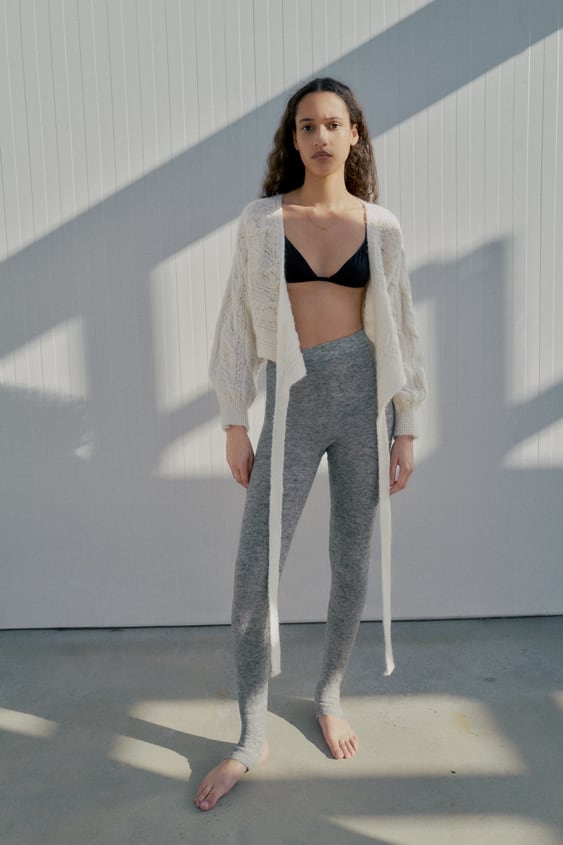 WOOL AND ALPACA BLEND LEGGINGS LIMITED EDITION