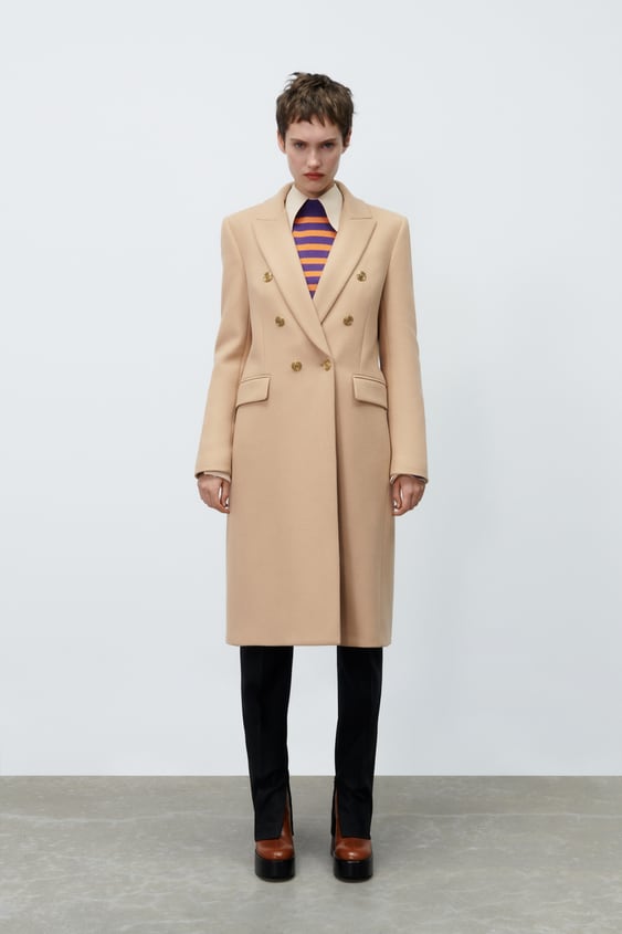 WOOL BLEND MENSWEAR COAT
