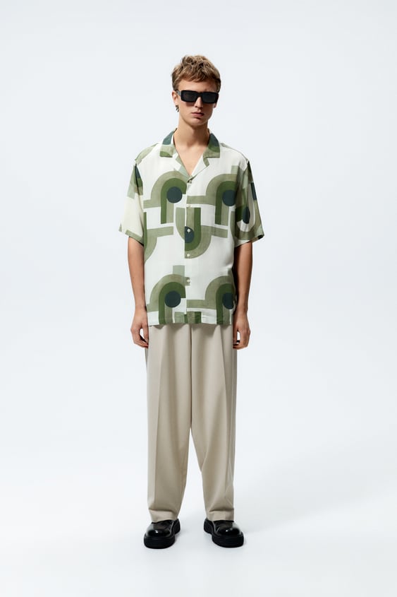 CIRCLE PRINT SHIRT