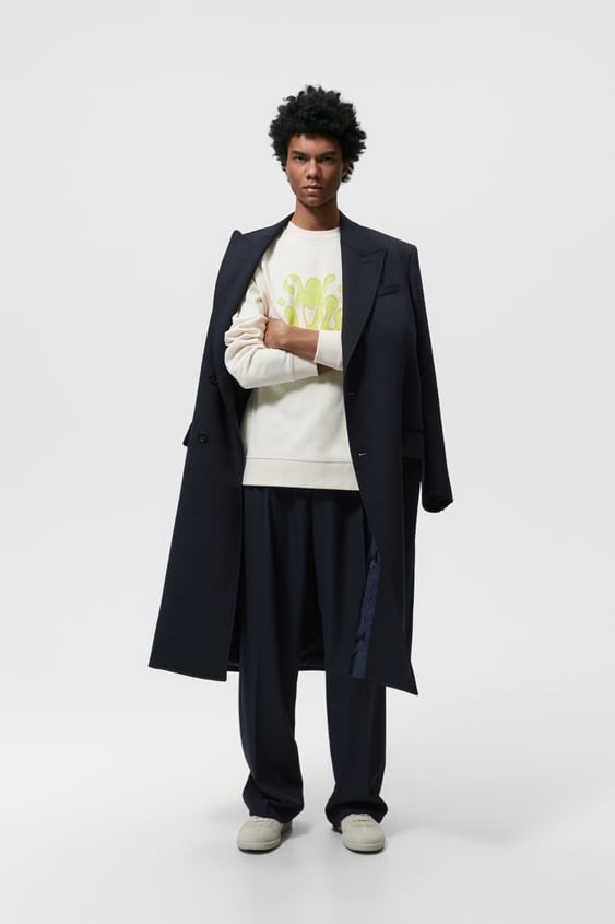 ABSTRACT PRINT SWEATSHIRT