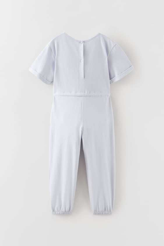 PLAIN PLUSH JUMPSUIT