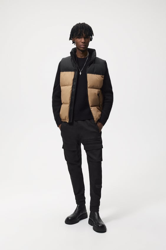 SOFT DENIM CARGO PANTS