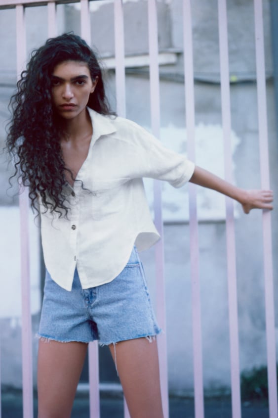 SHORT SLEEVE LINEN SHIRT