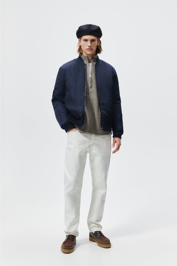 REVERSIBLE BOMBER JACKET