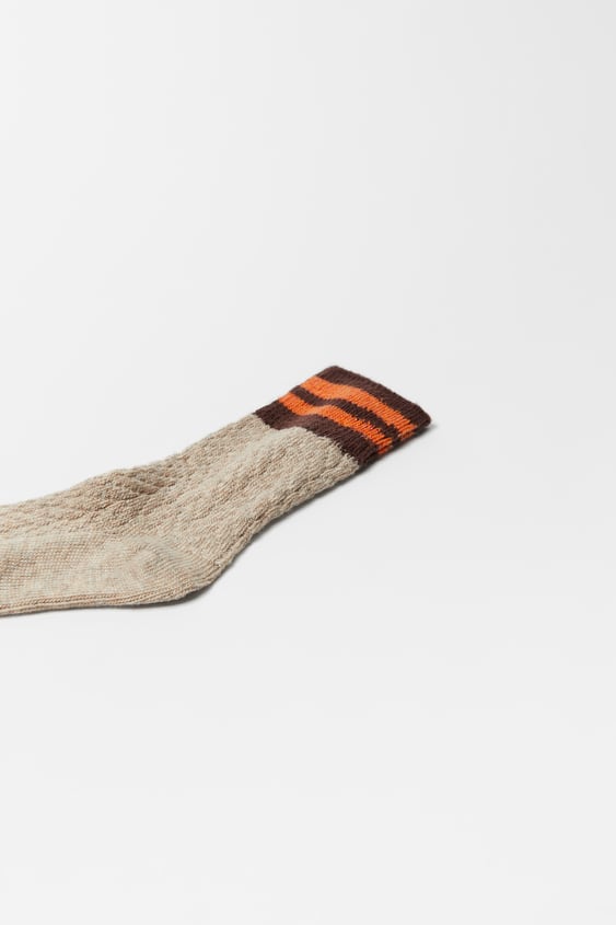 KIDS/ STRIPED RUSTIC SOCKS