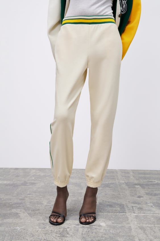 STRIPED JOGGING PANTS