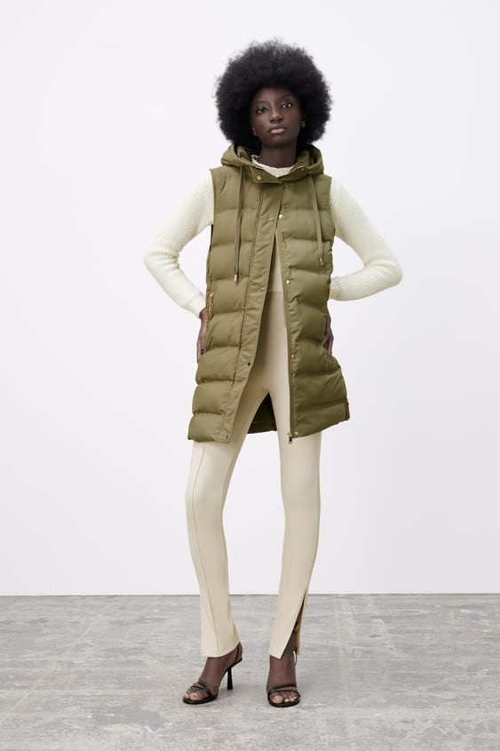 WIND AND WATER PROTECTION SEAMLESS PUFFER VEST