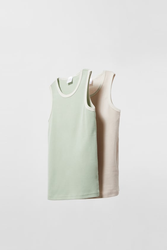 KIDS/ TWO-PACK OF COLORED TANK TOPS