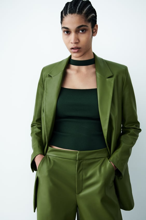 FULL LENGTH FAUX LEATHER PANTS
