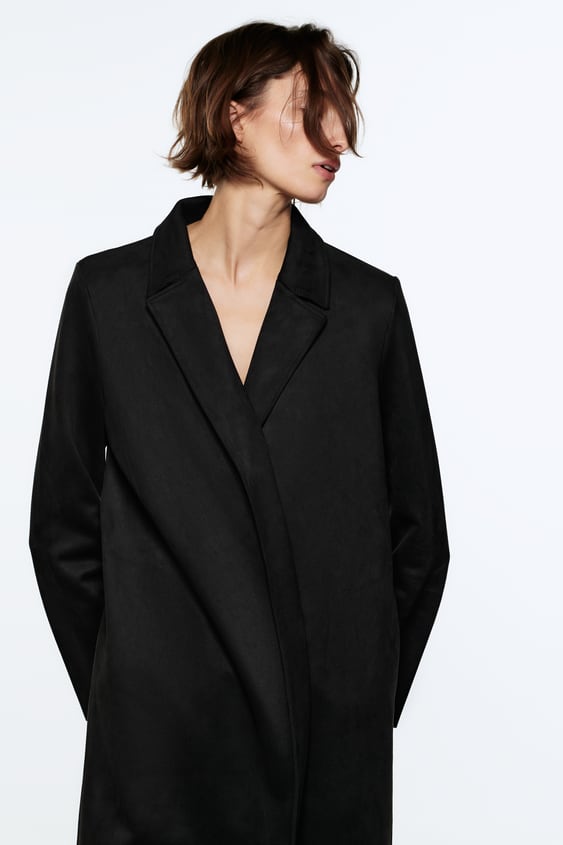 FAUX SUEDE COAT