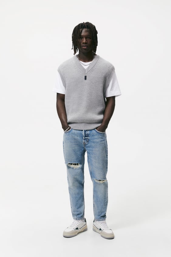 SLIM CROPPED JEANS
