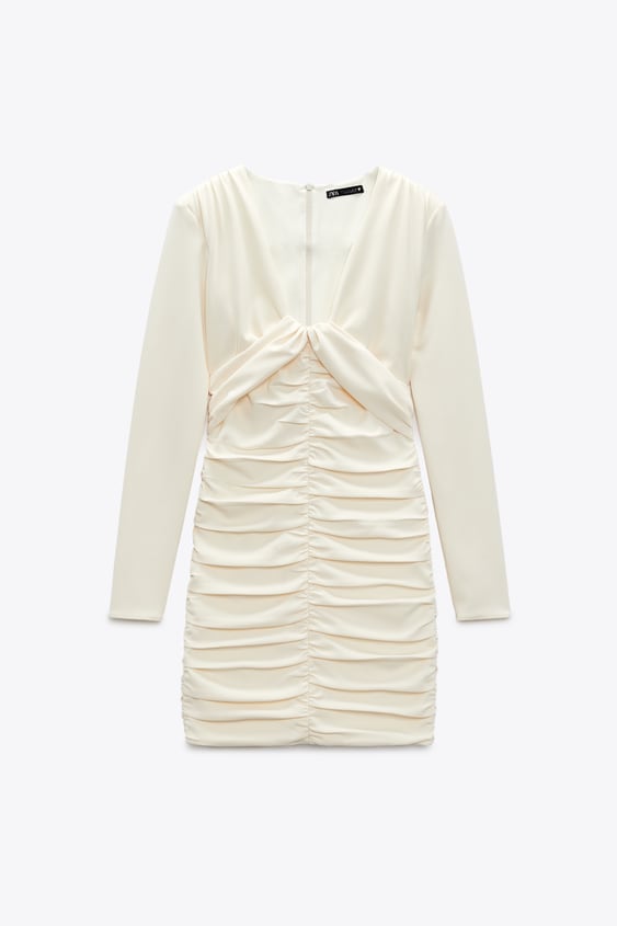 DRAPED DRESS