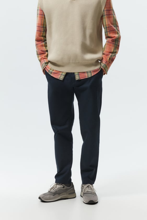 TAPERED FIT CHINO PANTS