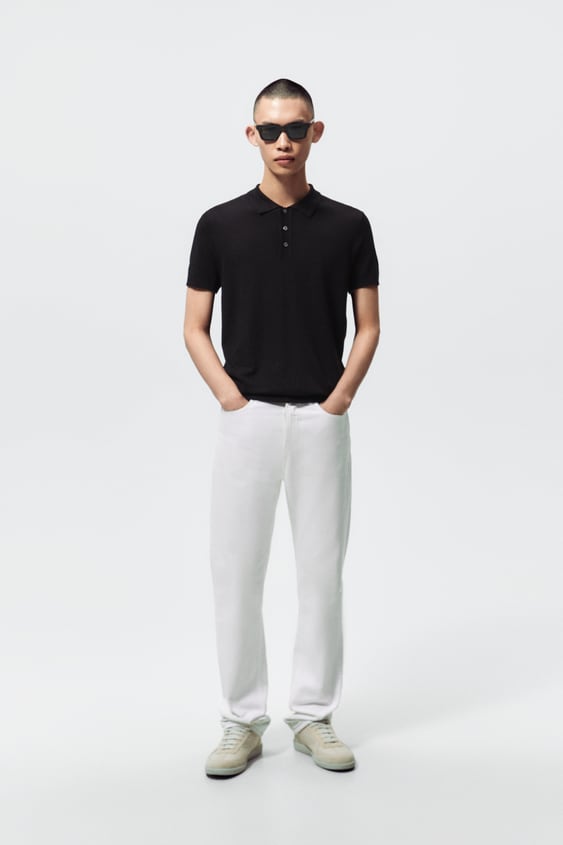 VISCOSE KNIT POLO