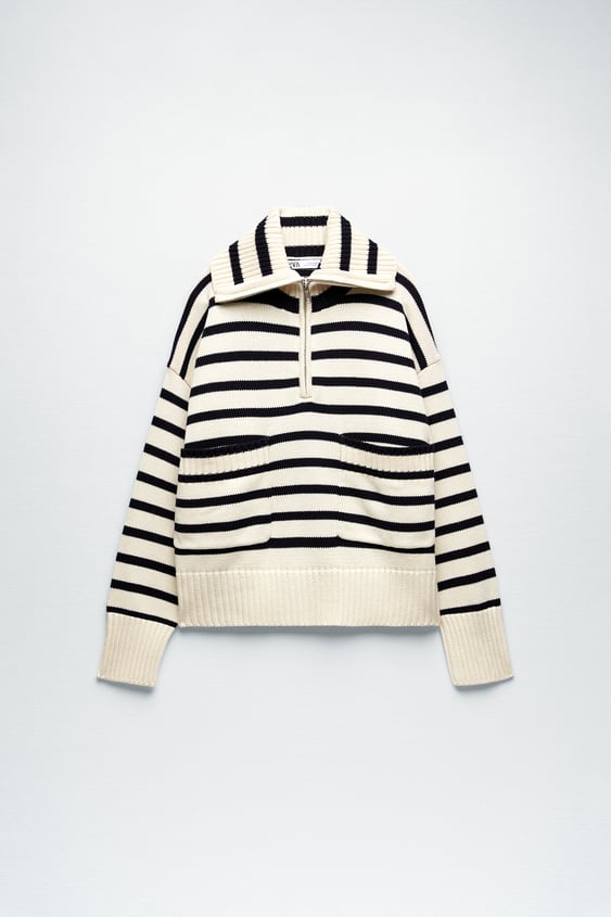 STRIPED KNIT SWEATER