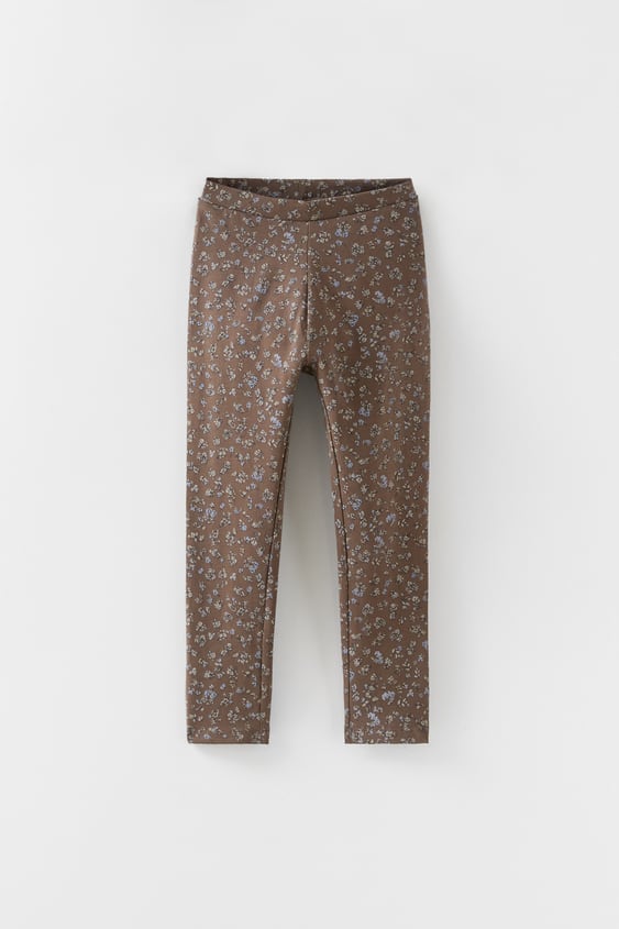 TWO-PACK OF FLORAL LEGGINGS