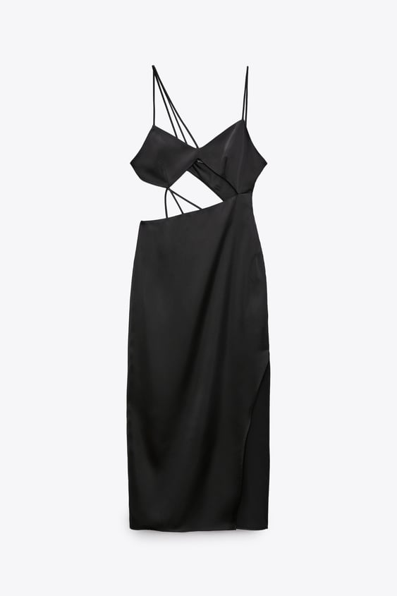 ASYMMETRIC MIDI DRESS