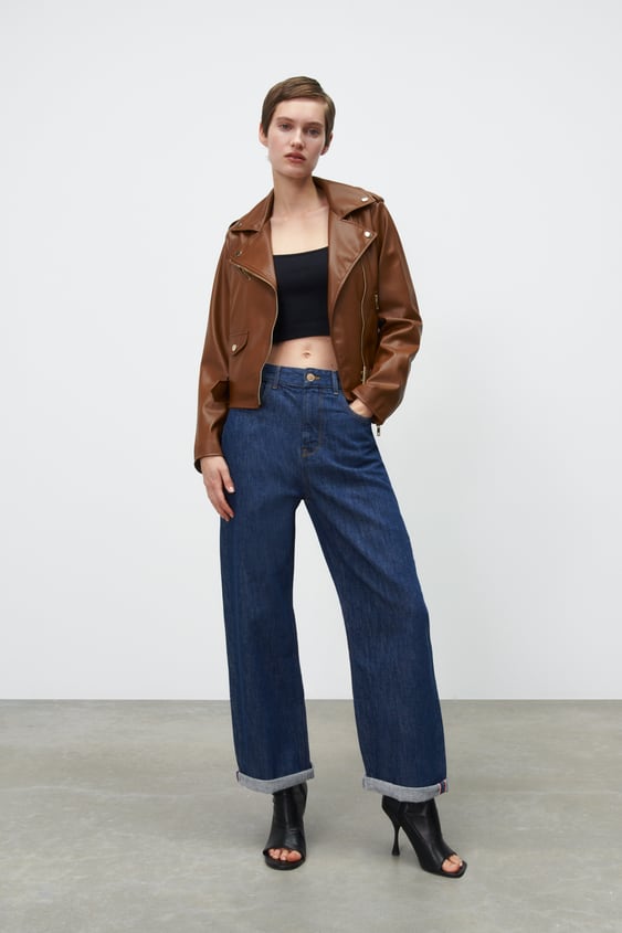 FAUX LEATHER JACKET