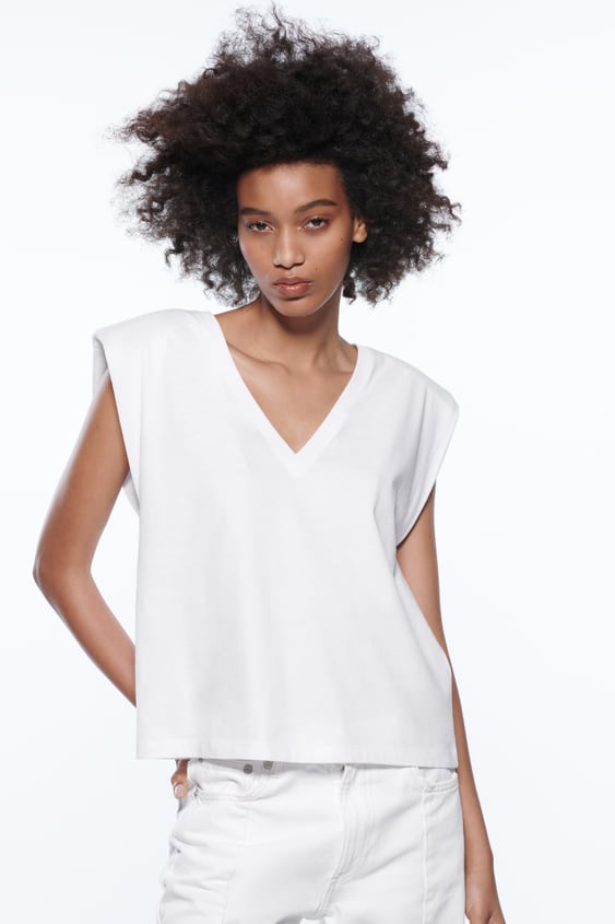 SHOULDER PAD SHIRT