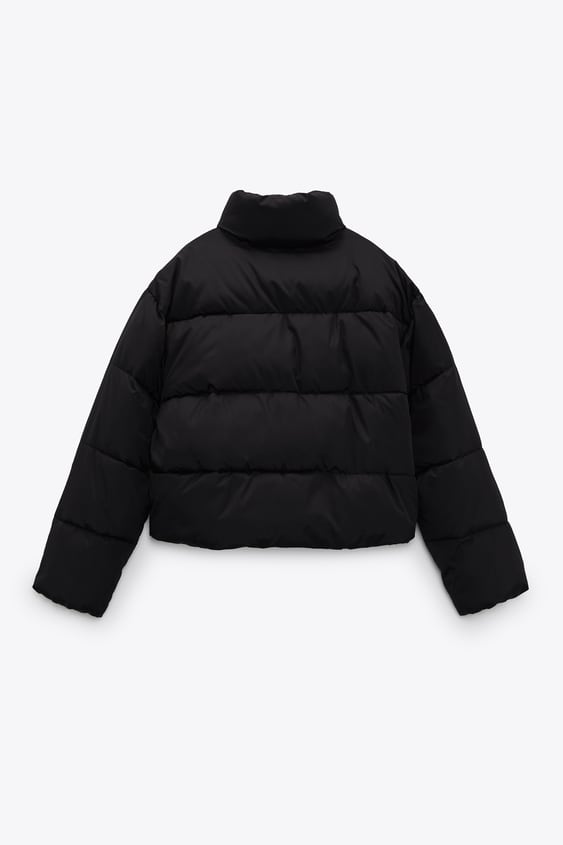WATER AND WIND PROTECTION CROPPED PUFFER JACKET
