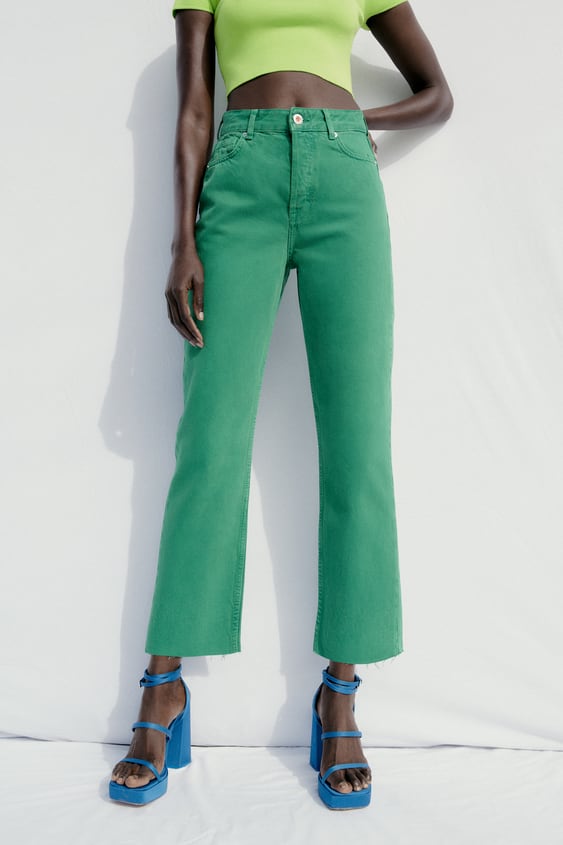Z1975 STRAIGHT CROPPED JEANS
