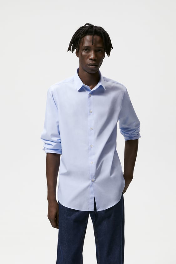 EASY CARE TEXTURED SHIRT