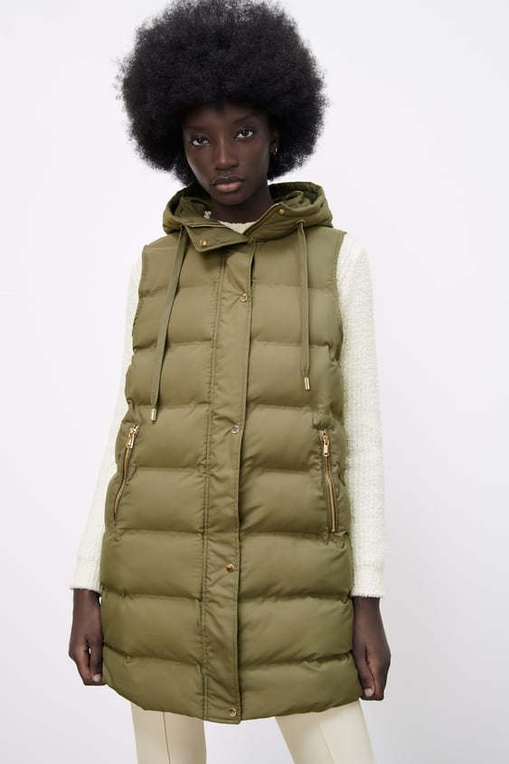 WIND AND WATER PROTECTION SEAMLESS PUFFER VEST