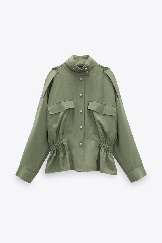 RUCHED WAIST JACKET