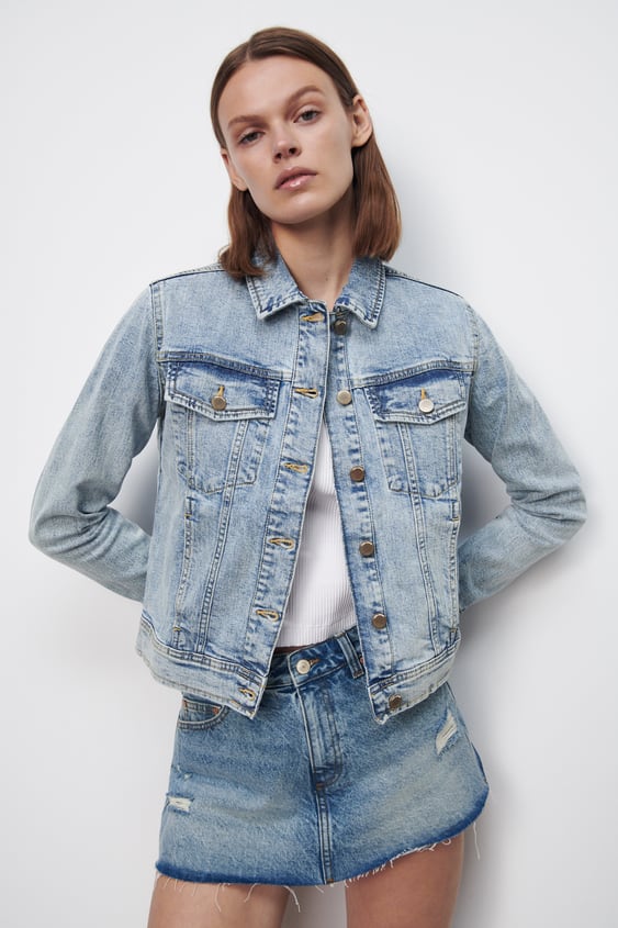 FITTED DENIM JACKET