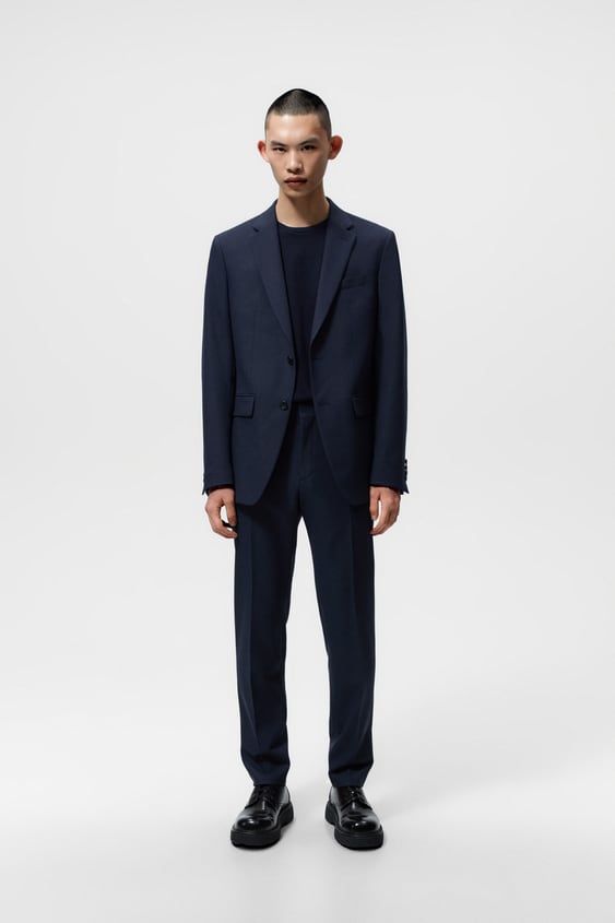 BIRDSEYE SUIT PANTS