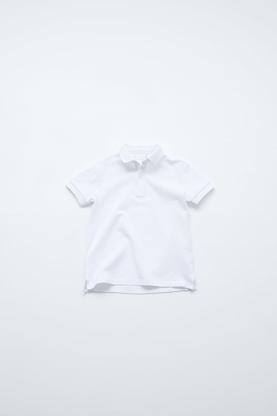 PIQU POLO SHIRT