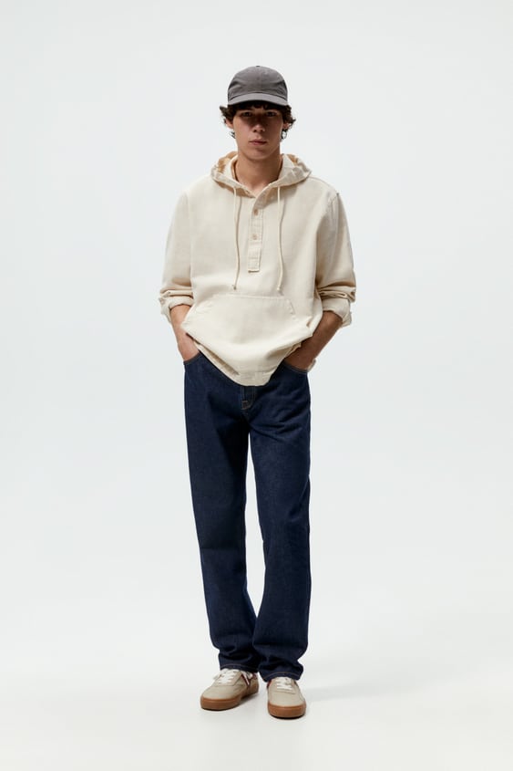HOODED OVERSHIRT