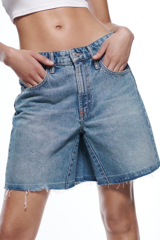 DENIM SHORTS
