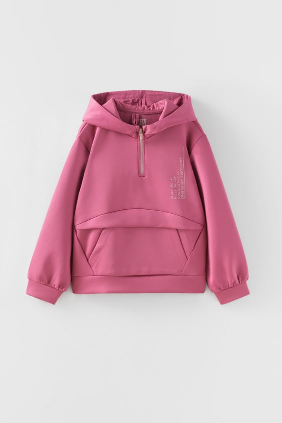 ATHLETIC PATCH POCKET SWEATSHIRT