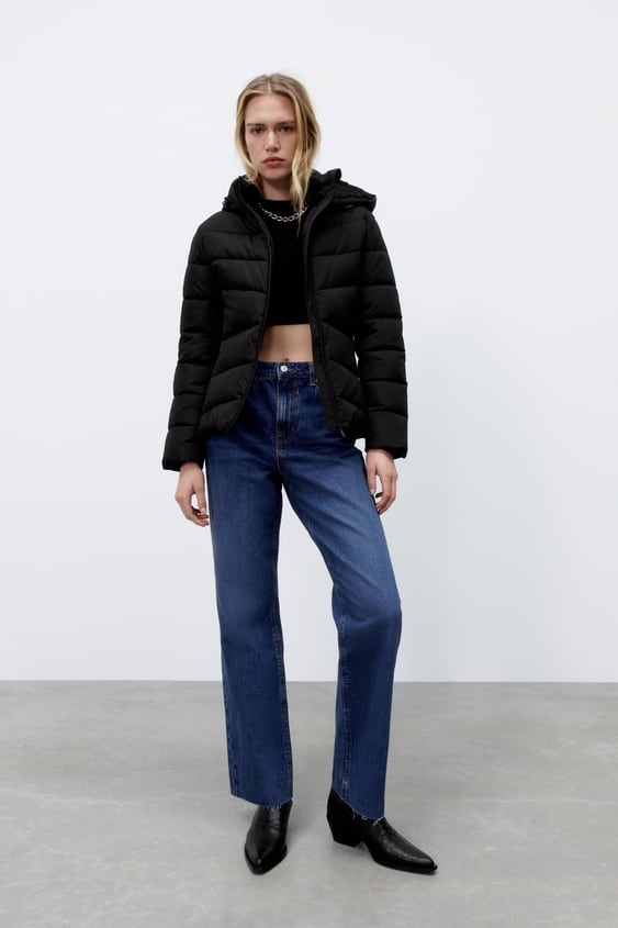 HOODED QUILTED JACKET
