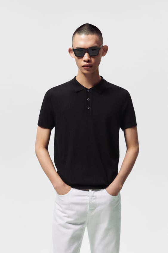 VISCOSE KNIT POLO