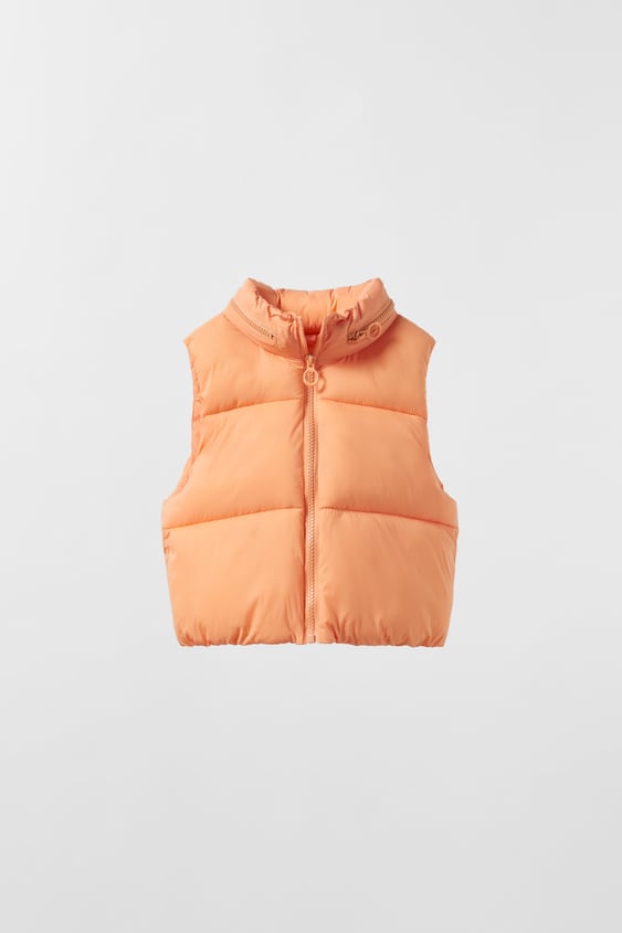 ZIPPERED PUFFER VEST