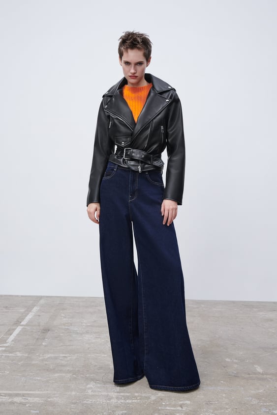 FAUX LEATHER JACKET