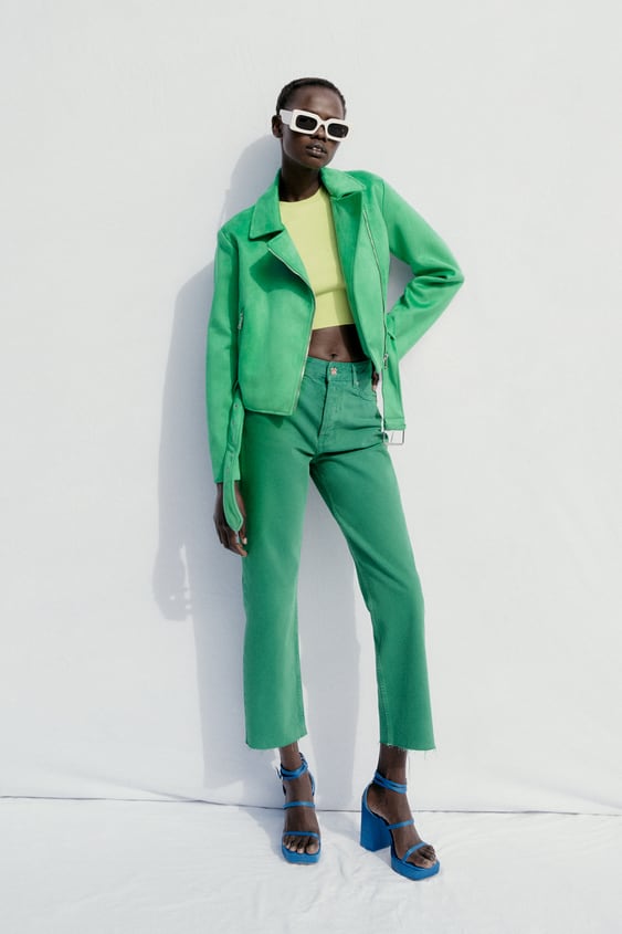 FAUX SUEDE JACKET