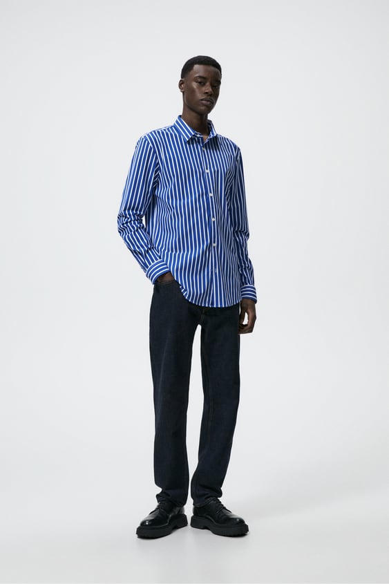 STRIPED STRETCH SHIRT