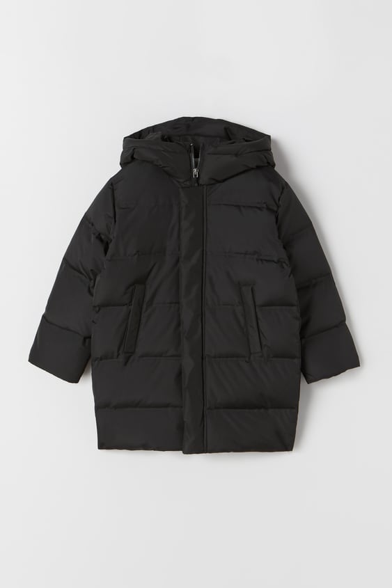 LONGLINE HEAT SEALED FEATHER AND DOWN PUFFER COAT