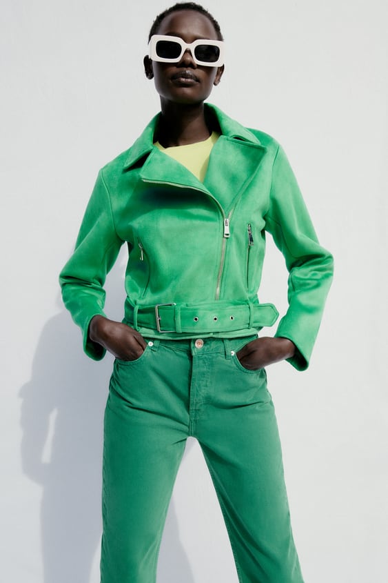 FAUX SUEDE JACKET