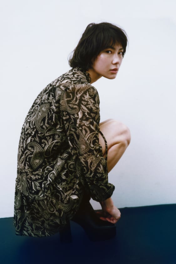 PRINTED SHORT DRESS